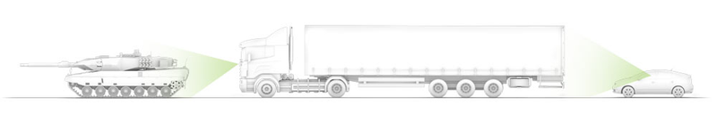 Illustration for article titled Transparent Truck System Could Actually Save Lives